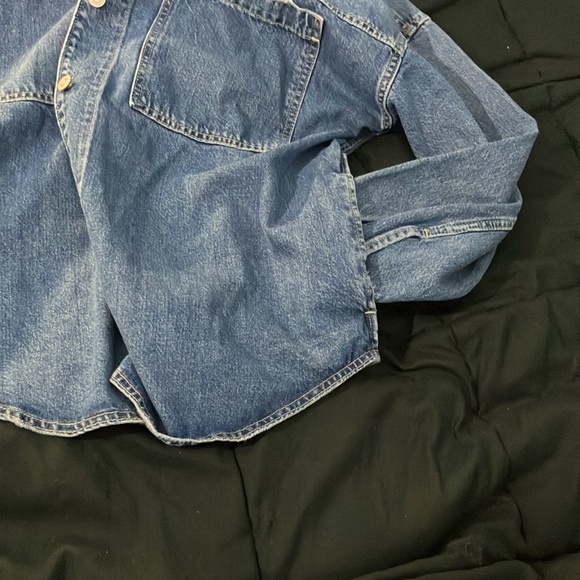Gap Women’s Large Denim Shacket - NWOT - Picture 6 of 6